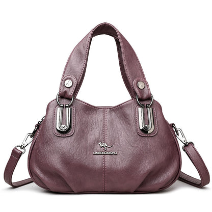 Handbag Women's Summer New Women's Shoulder Crossbody Bag Fashionable All-match Middle-aged and Elderly Mother's Hand Bag Small Satchel - PATOGAZ