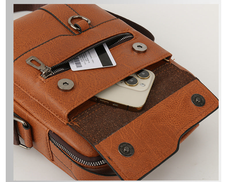 Men's Bag Handbag Shoulder Bag Travel Men's Bag Briefcase Business Computer Bag Men's Crossbody Bag Business Wallet - PATOGAZ