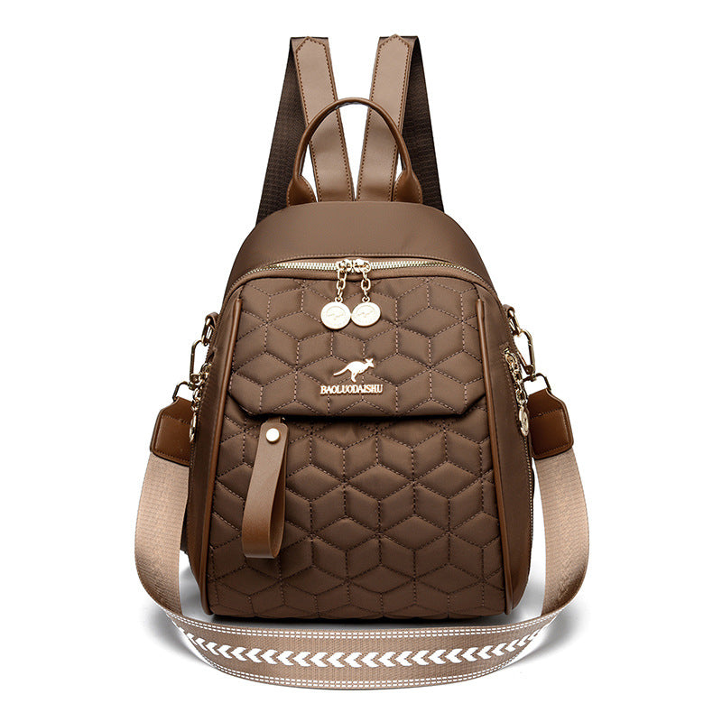 Cross-border New Women's Bag 2025 Casual Korean Women's Oxford Backpack Fashion Urban Commuter Travel Backpack - PATOGAZ