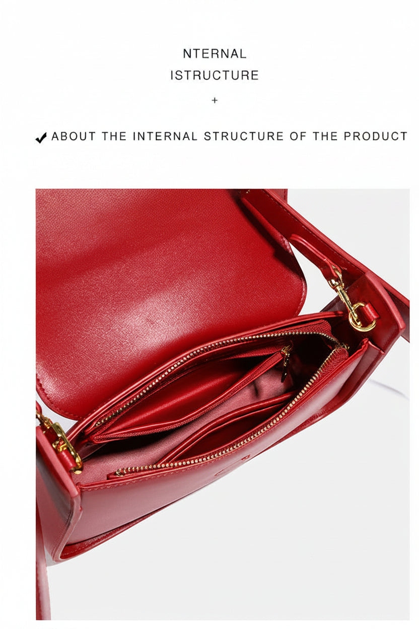 Red Bag for Women 2026 New Style Underarm Bag Light Luxury Brand Bridal Wedding Bag Daily Use Crossbody Handbag - PATOGAZ