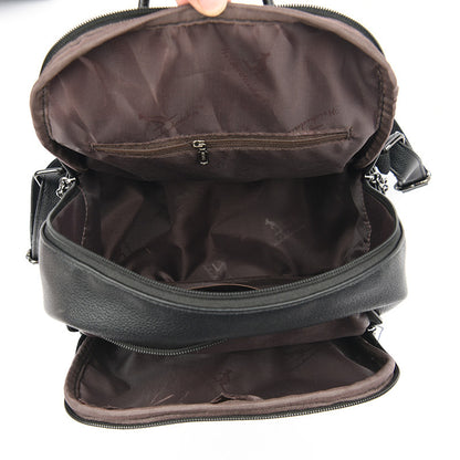 Foreign Trade Backpack Women's 2024 New Korean Style Fashion Women's Backpack Large Capacity Travel Bag Mommy Bag - PATOGAZ