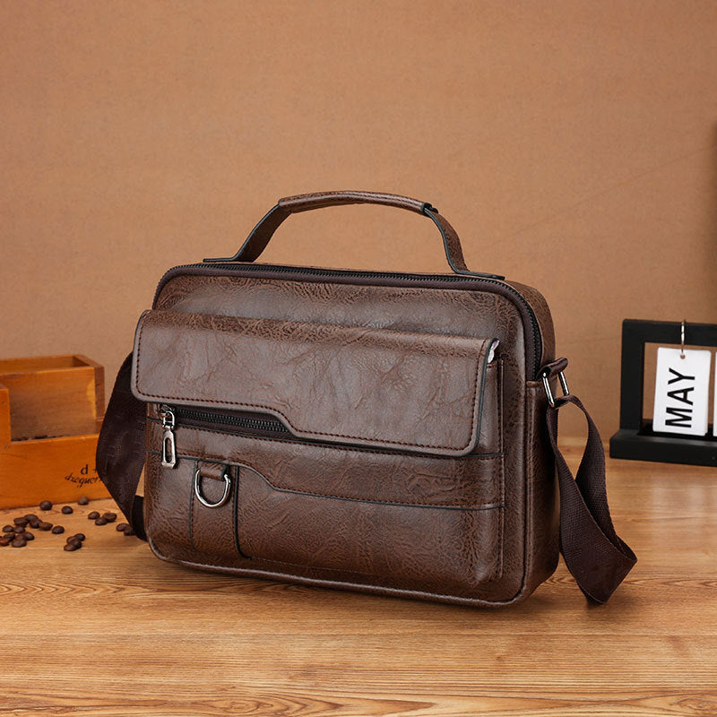 Men's Bag Handbag Shoulder Bag Travel Men's Bag Briefcase Business Computer Bag Men's Crossbody Bag Business Wallet - PATOGAZ