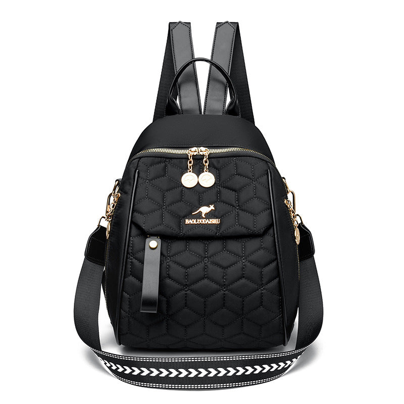 Cross-border New Women's Bag 2025 Casual Korean Women's Oxford Backpack Fashion Urban Commuter Travel Backpack - PATOGAZ