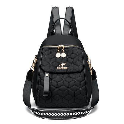 Cross-border New Women's Bag 2025 Casual Korean Women's Oxford Backpack Fashion Urban Commuter Travel Backpack - PATOGAZ
