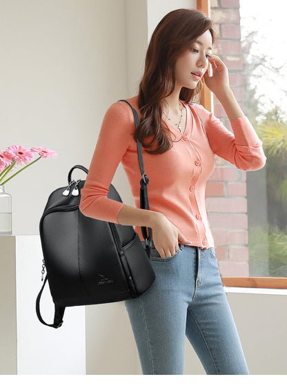 Foreign Trade Backpack Women's 2024 New Korean Style Fashion Women's Backpack Large Capacity Travel Bag Mommy Bag - PATOGAZ
