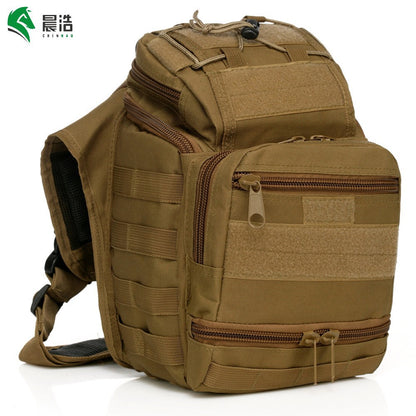 Cross-Border Plover Saddle Bag, Cross-Border Outdoor Multi-Functional Tactical Crossbody Bag, Military Fan Cycling Camera Bag, Camouflage Cycling Bag - PATOGAZ