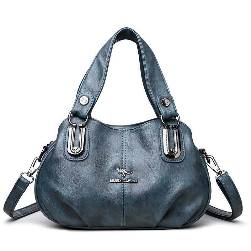 Handbag Women's Summer New Women's Shoulder Crossbody Bag Fashionable All-match Middle-aged and Elderly Mother's Hand Bag Small Satchel - PATOGAZ