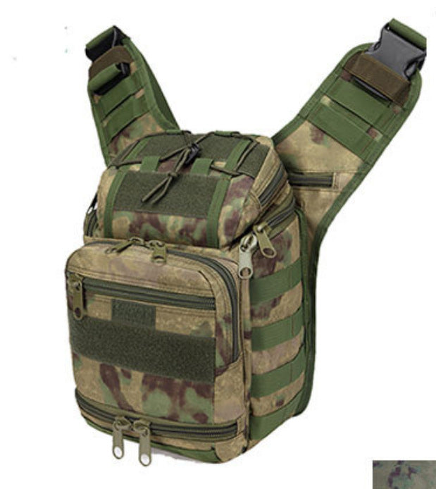Cross-Border Plover Saddle Bag, Cross-Border Outdoor Multi-Functional Tactical Crossbody Bag, Military Fan Cycling Camera Bag, Camouflage Cycling Bag - PATOGAZ