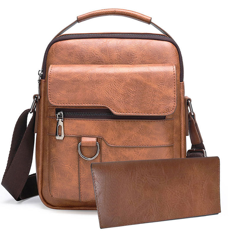Men's Bag Handbag Shoulder Bag Travel Men's Bag Briefcase Business Computer Bag Men's Crossbody Bag Business Wallet - PATOGAZ