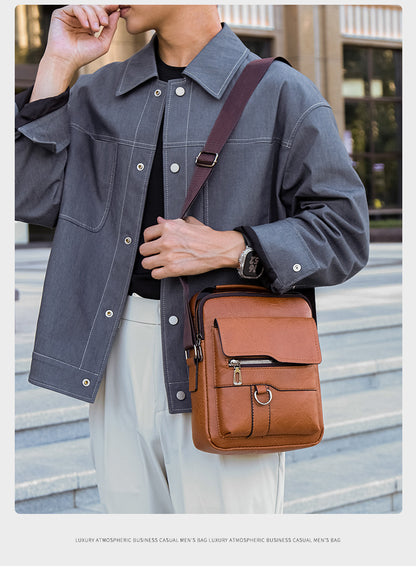 Men's Bag Handbag Shoulder Bag Travel Men's Bag Briefcase Business Computer Bag Men's Crossbody Bag Business Wallet - PATOGAZ