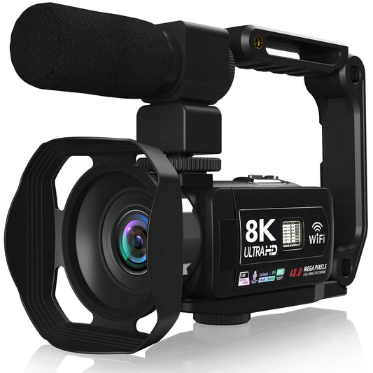 Cross-border 8KWIFI HD digital camera touch screen handheld automatic video travel wedding VLOG digital camera - PATOGAZ