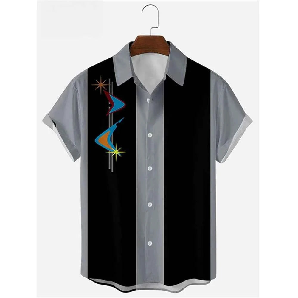 T-shirt Oversize Unisexe Rayures & Notes de Musique — Style Hip-Hop Streetwear