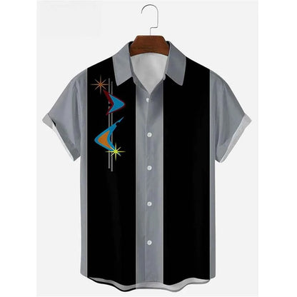 T-shirt Oversize Unisexe Rayures & Notes de Musique — Style Hip-Hop Streetwear