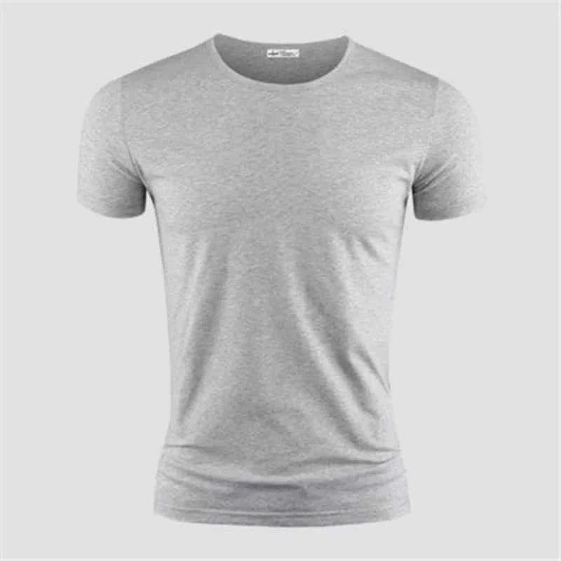 T-shirt Homme Col V ou Col Rond — Slim Fit, Couleur Unie, Séchage Rapide