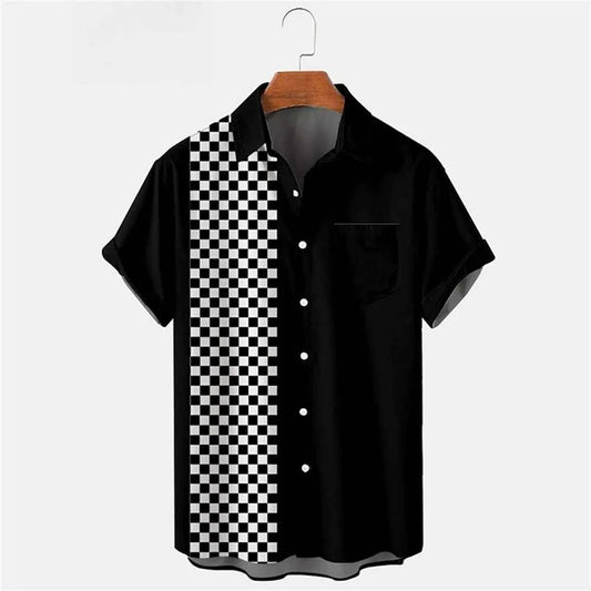 T-shirt Oversize Unisexe Rayures & Notes de Musique — Style Hip-Hop Streetwear