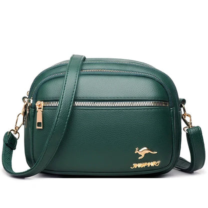 Sac à Main Cuir Synthétique Doux, Multi-poches, Bandoulière Réglable