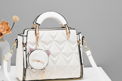 Sac à main bandoulière casual, sac porté épaule tendance