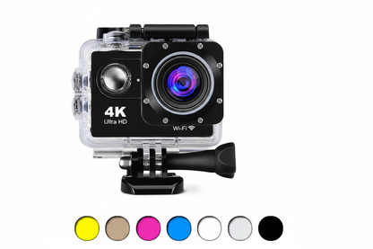 Caméra Sport 4K Waterproof – WiFi & Plongée