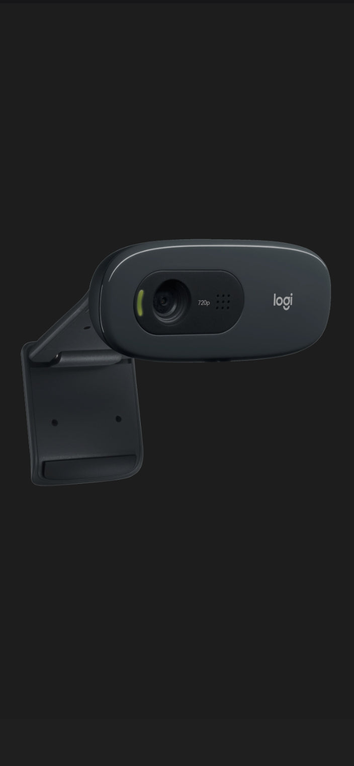 Webcam Logitech C270            HD 720p / Micro Antiparasites / Compatible PC, Mac, Chromebook