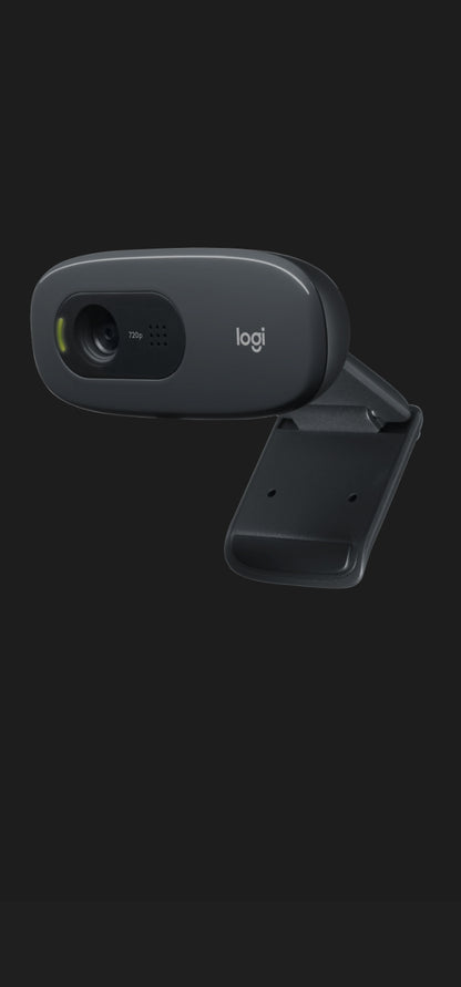 Webcam Logitech C270            HD 720p / Micro Antiparasites / Compatible PC, Mac, Chromebook