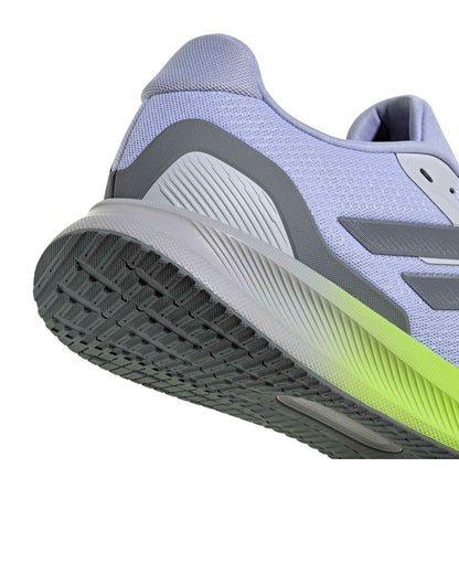 Chaussures Sneakers Running Homme Adidas Runfalcon 5 Gris Blanc Fluorescent - PATOGAZ