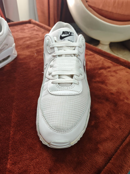 Nike Air Max 90 "Multi Swoosh"  Blanc / Cramoisi — UK 11 / EU 46