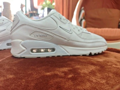 Nike Air Max 90 "Multi Swoosh"  Blanc / Cramoisi — UK 11 / EU 46