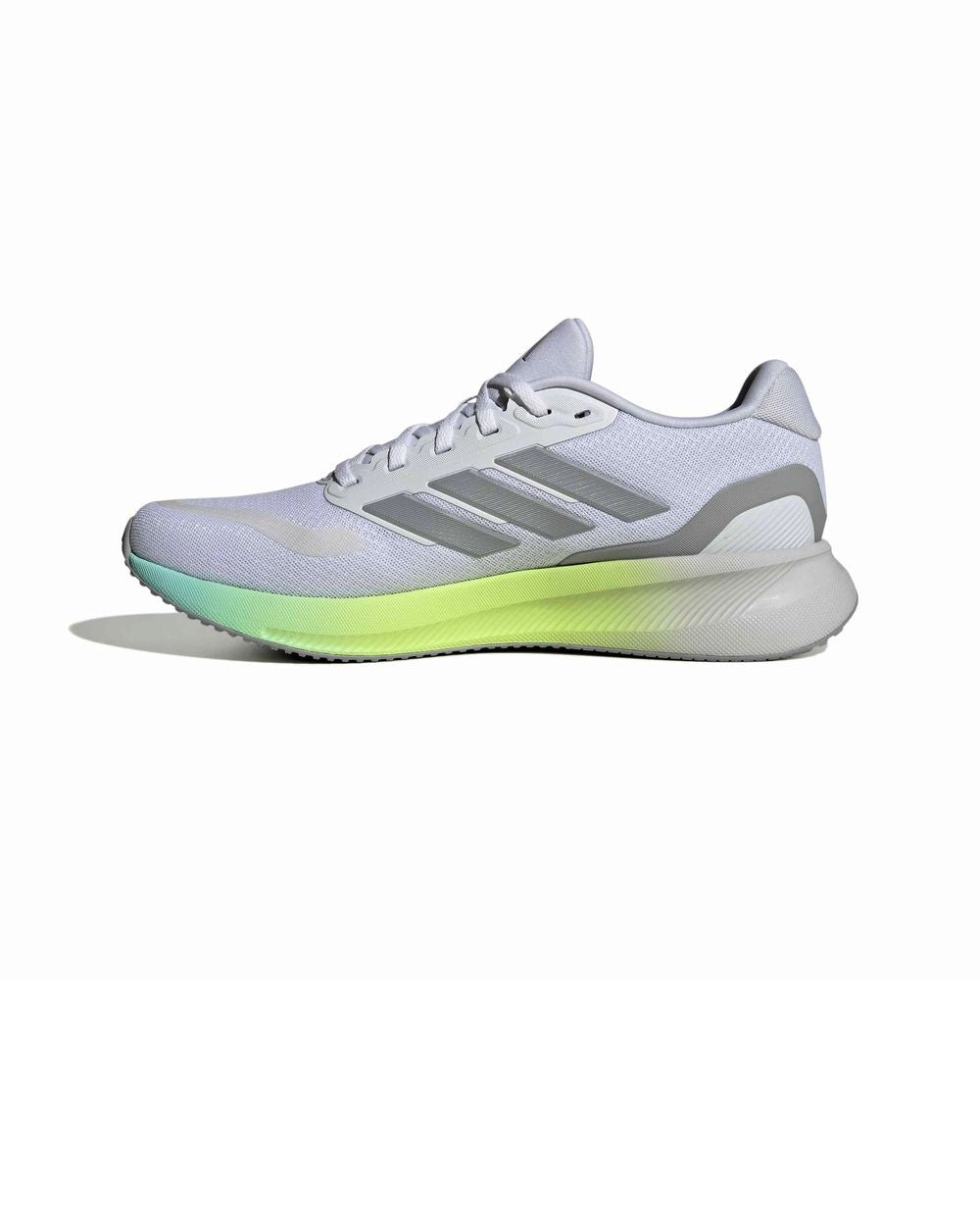 Chaussures Sneakers Running Homme Adidas Runfalcon 5 Gris Blanc Fluorescent - PATOGAZ