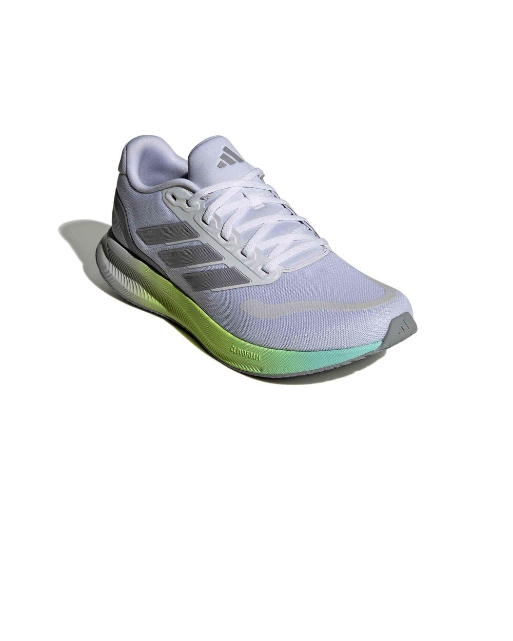 Chaussures Sneakers Running Homme Adidas Runfalcon 5 Gris Blanc Fluorescent - PATOGAZ